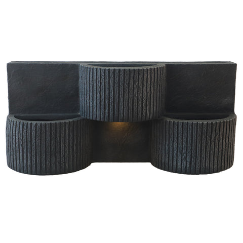 Decorative wall plant box