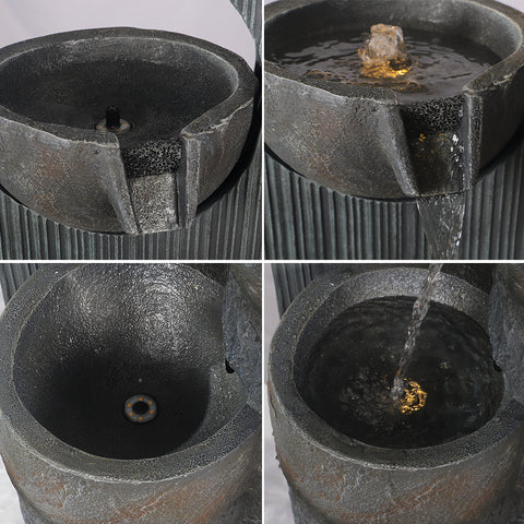 Decorative outdoor fountain