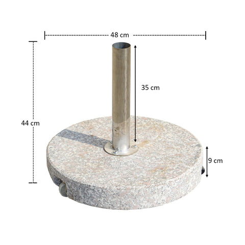 Heavy duty patio umbrella base