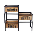 planter stand, wooden planters, hanging planters