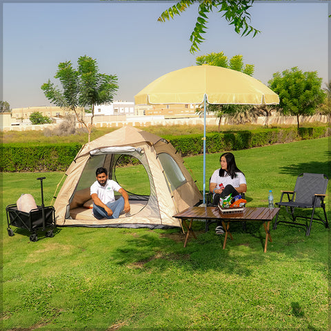 خيمة تخييم منبثقة مع مظلة (خيمة فقط)