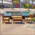 wooden sofa set outdoor