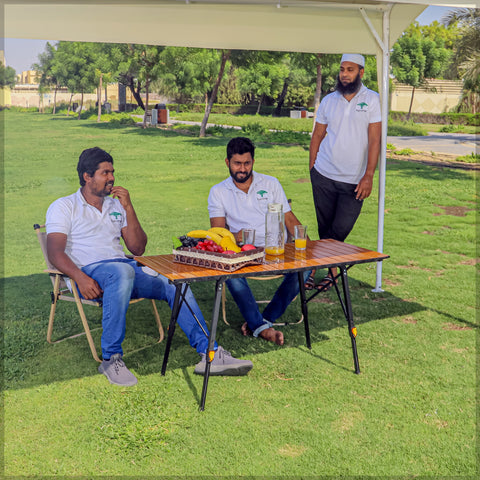 طاولة تخييم قابلة للطي محمولة مع حقيبة (طاولة فقط)