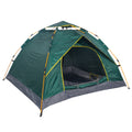 Green pop up tent