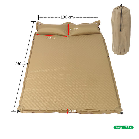 Inflatable sleeping pad