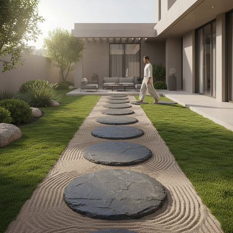 Single Piece Stepping Stones