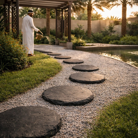 Single Piece Stepping Stones