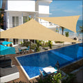 Experience cool and comfortable shade with the Triangle Sun Shade. 