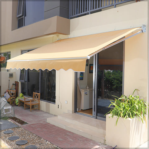 khaki canopy shelter