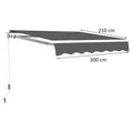 Keep cool and shaded on your balcony with the Balcony Shade. 