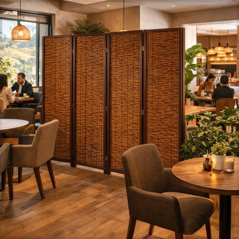 فاصل غرفة مكون من أربع ألواح (فاصل فقط)