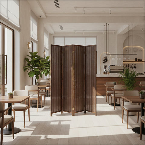 فاصل غرفة مكون من أربع ألواح (فاصل فقط)