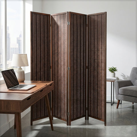 فاصل غرفة مكون من أربع ألواح (فاصل فقط)