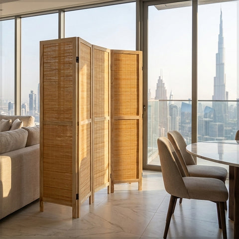 فاصل غرفة مكون من أربع ألواح (فاصل فقط)