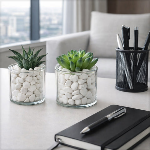 1 كيس من الحجر الأبيض الطبيعي بحجم 0.8 إلى 1 سم (الحجر فقط)