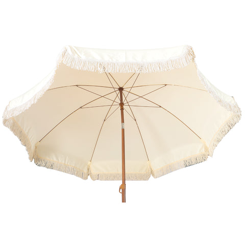 Bohemian Vintage Umbrella with Tassels without Base(umbrella only)