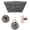 Cantilever garden parasol