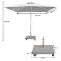 Marble base umbrella