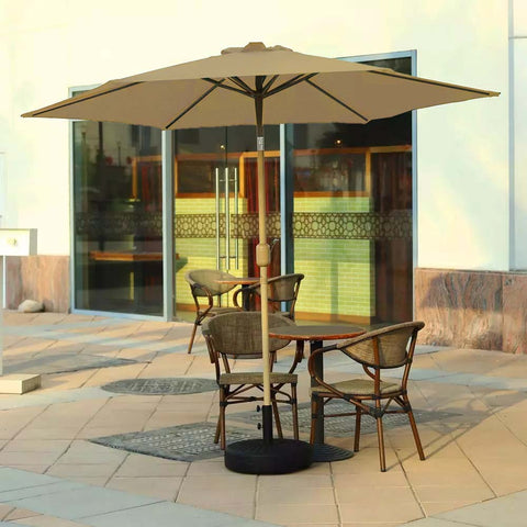 Protect yourself from the sun with our Parasol Tilting Outdoor Umbrella. 