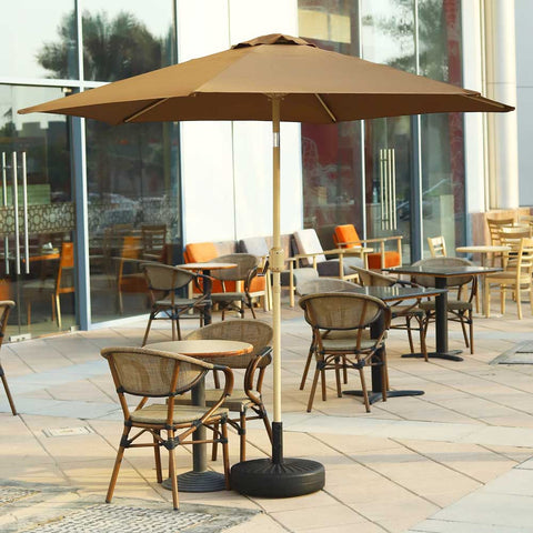 Protect yourself from the sun with our Parasol Tilting Outdoor Umbrella. 