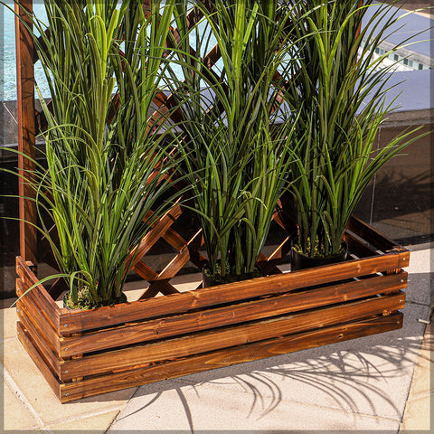 Elevate your gardening game with the Stable Partition Fence Flower Pot Stand.