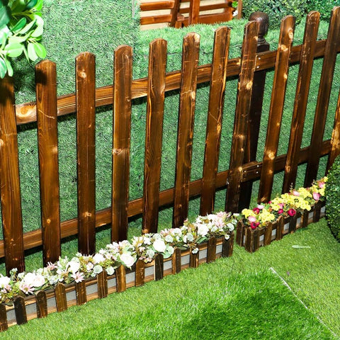 wooden fence, bamboo fence