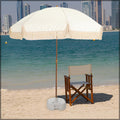 Beach umbrella with tassels