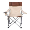 Foldable Camping Chair with Cup Holder , Pillow and Armrests