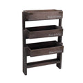 Wooden planters, planter stands
