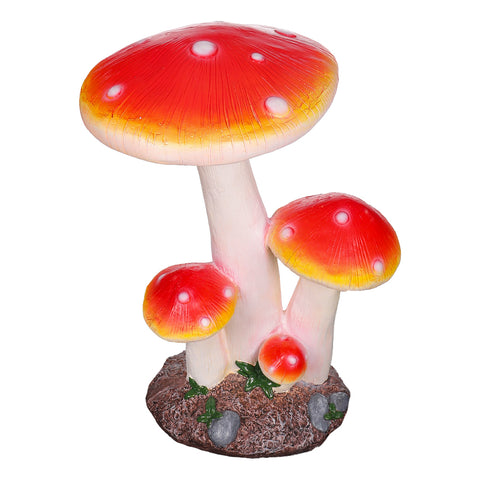 Garden mushroom sculpture