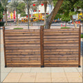 This Wooden Garden Freestanding Fence adds a touch of natural beauty to your backyard.
