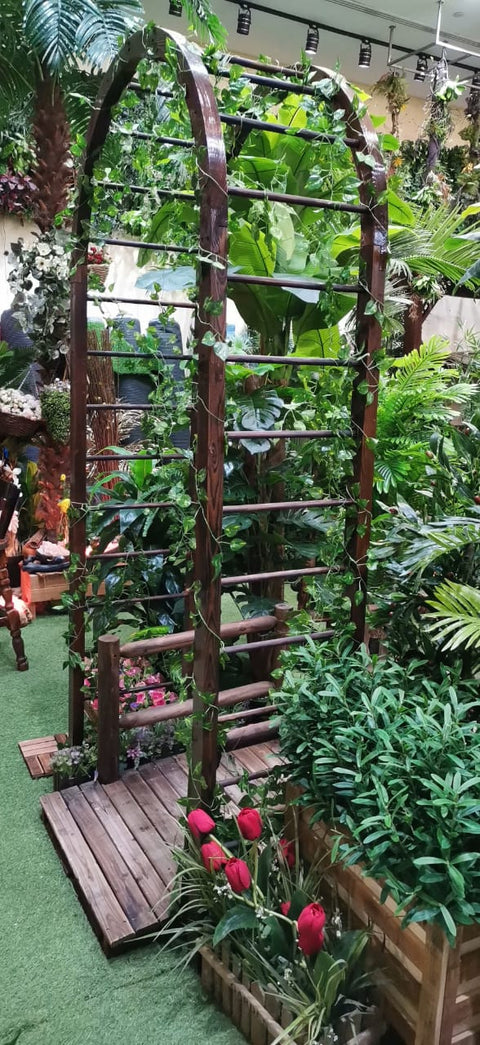 This Solid Wood Garden Gate is a durable and sturdy option for your garden entrance. 