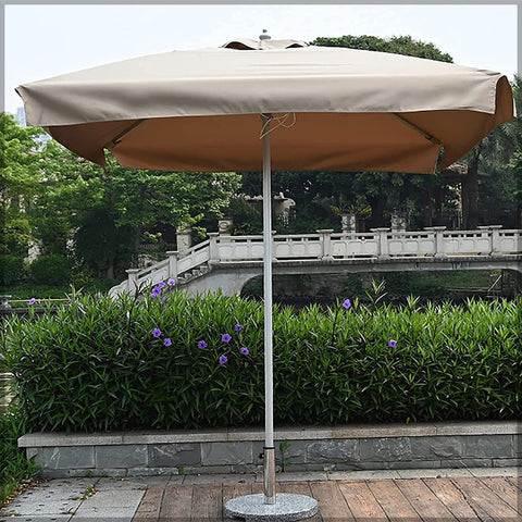 This Large Umbrella provides ample shade for your outdoor space. 