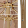 This Large Umbrella provides ample shade for your outdoor space. 