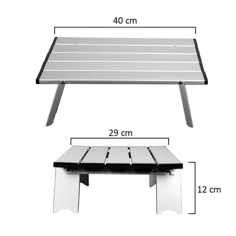 Low portable table