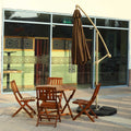 Elevate your outdoor experience with our 8ft Cantilever Patio Hanging Umbrella. 