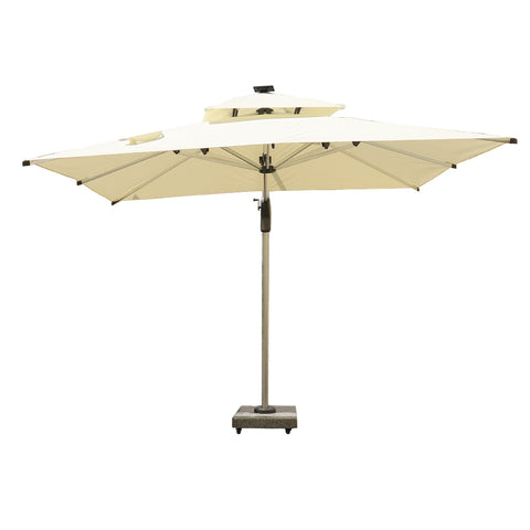 Weighted umbrella for garden
