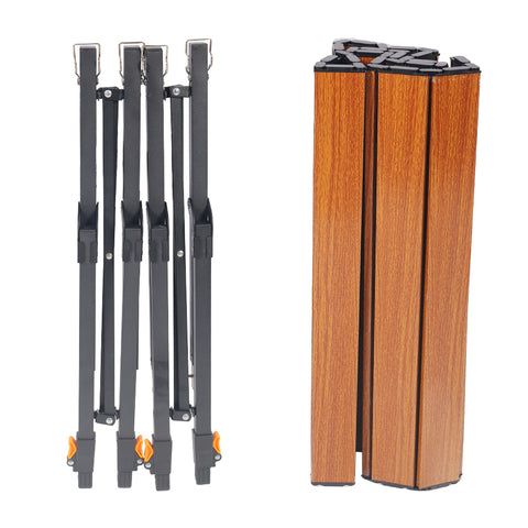 Folding table with bag