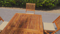 Expertly crafted, the 9 Pcs Dining Table with Chair Set is perfect for entertaining guests or family dinners. 