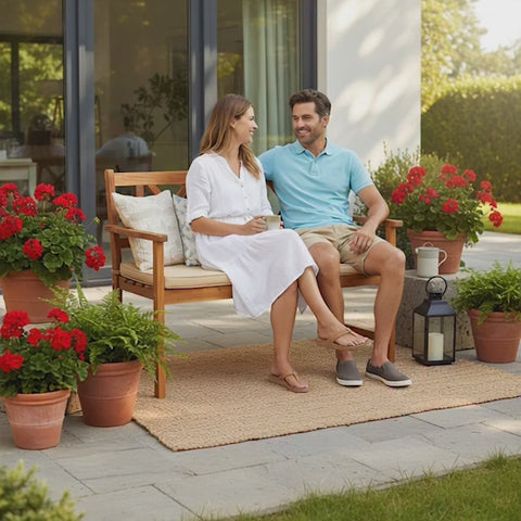 أريكة جلوس مع وسائد