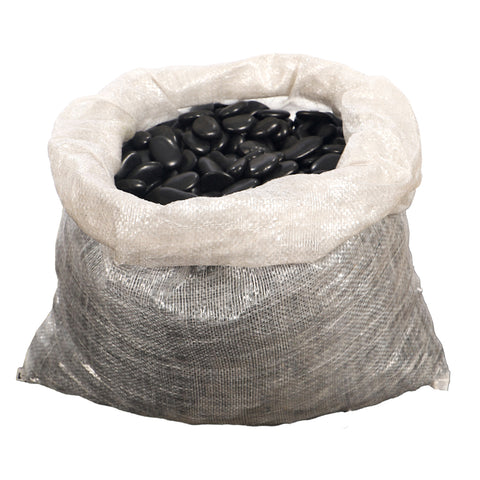 Black stones