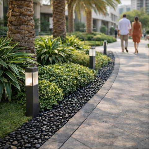 Decorative Black Stones 1-2cm 1 Bag