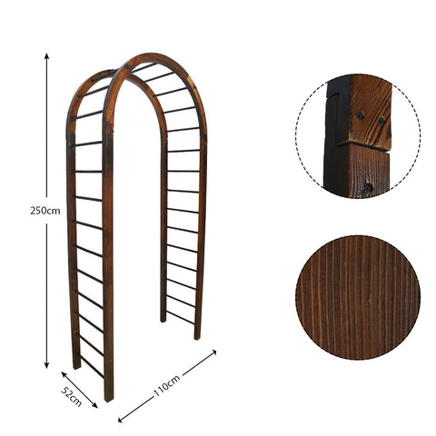 This Solid Wood Garden Gate is a durable and sturdy option for your garden entrance. 