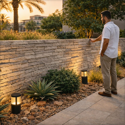 ألواح بلاط حجرية للحائط مكونة من قطعة واحدة