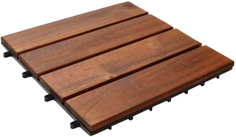 Upgrade your outdoor space with our Wooden Decking Tiles.