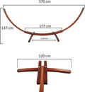 Relax comfortably in the Arc Hammock