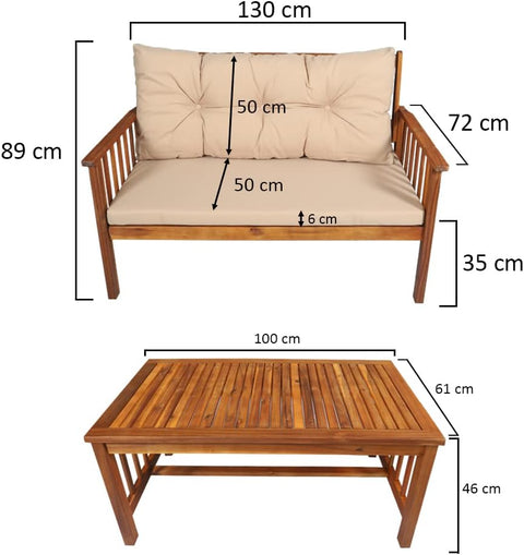 Designed for maximum comfort and style, this Garden Lounge Set with Cushions is the perfect addition to any outdoor space.
