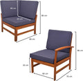 5 Seater Sectional Sofa Set is the perfect addition to any outdoor space. 