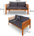 Experience comfort and luxury with our 4 Seater Sectional Sofa Set. 