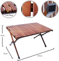Folding Wood Portable Table offers unmatched stability and durability.